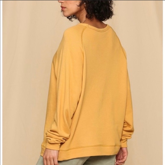 Easy Tiger sweatshirt in mustard yellow - Picture 4 of 6